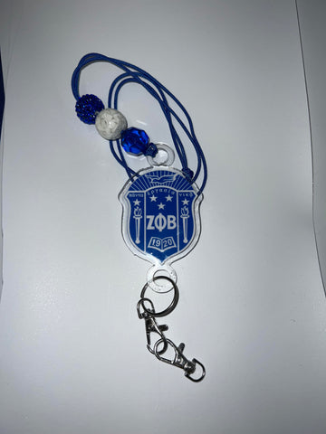 Zeta Phi Beta Lanyard