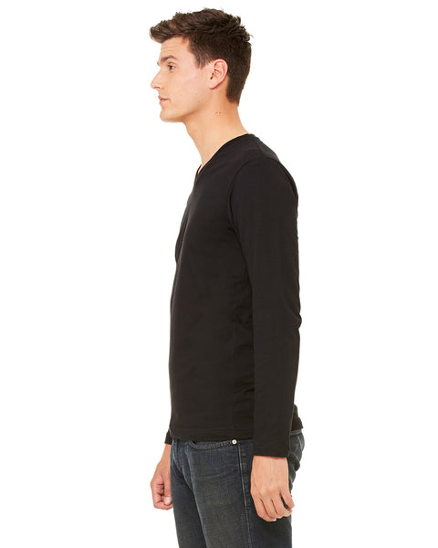 Bella Unisex V-Neck  Long-Sleeve T-Shirt