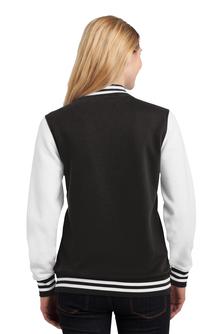 Ladies Fleece Letterman Jacket