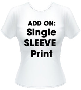 Single sleeve print