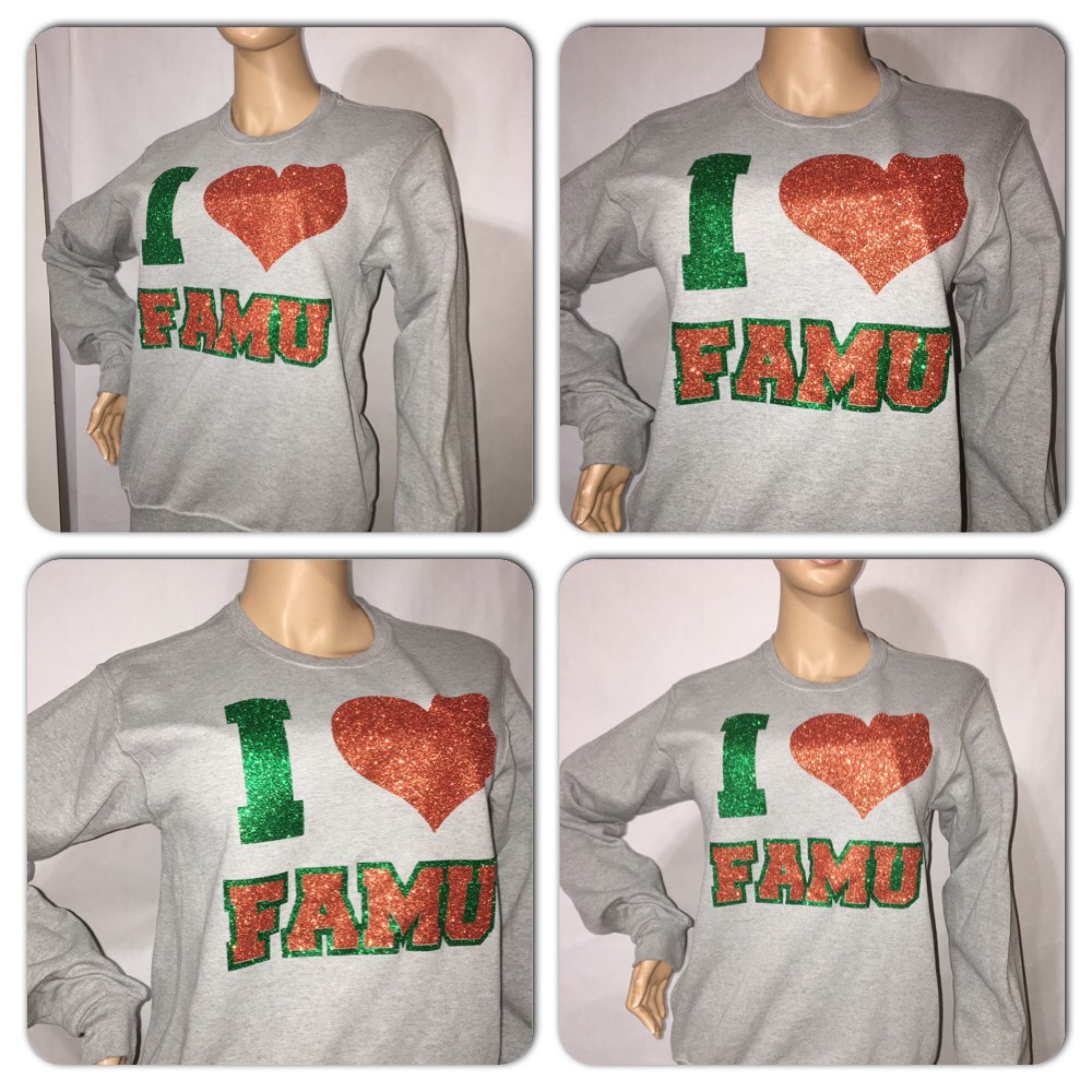 FAMU bling sweatshirt | Florida State Glitter sweatshirt