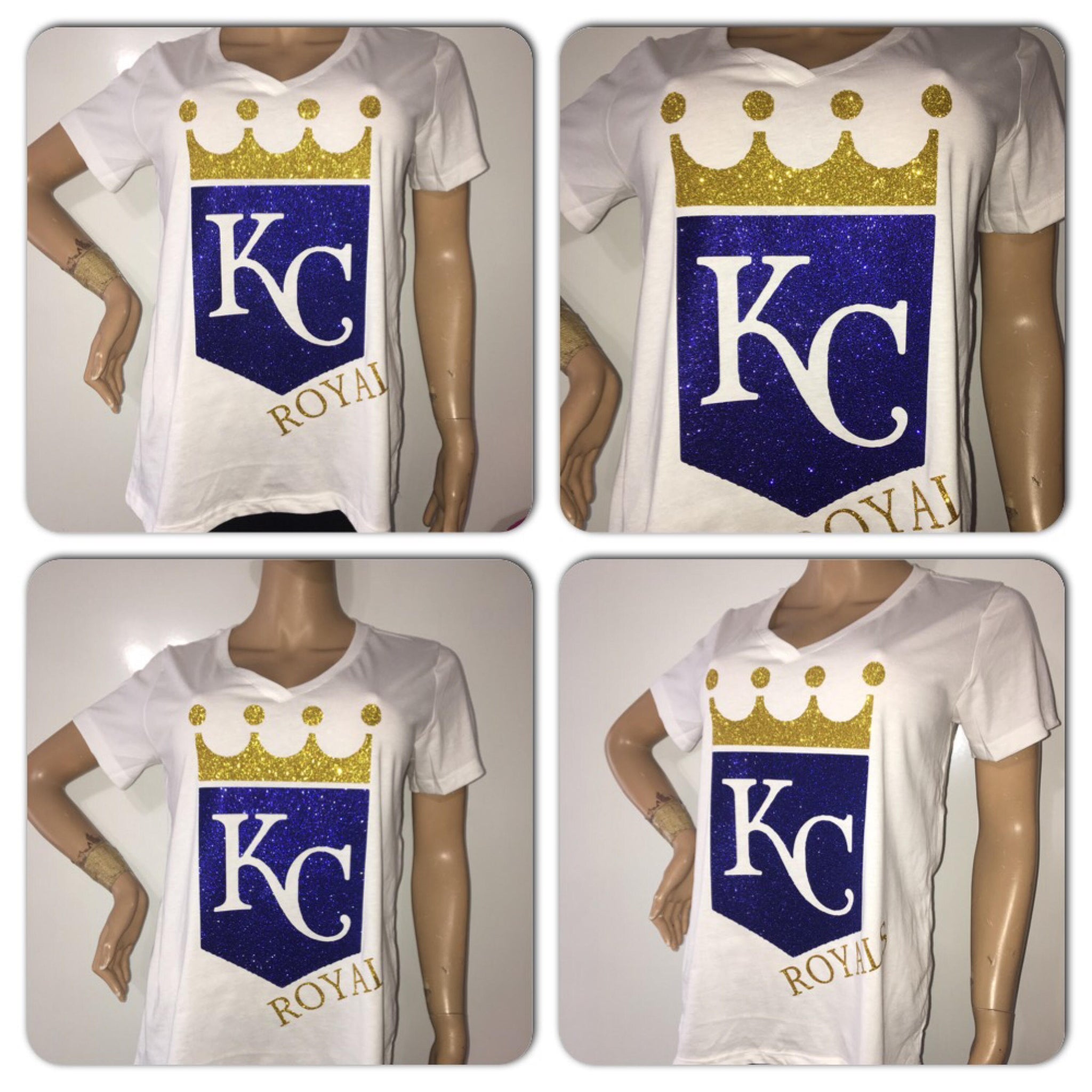 Royals glitter t-shirt | Kansas City royals |