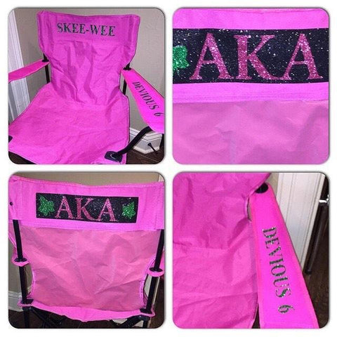 Pink Glam Tailgating Chair