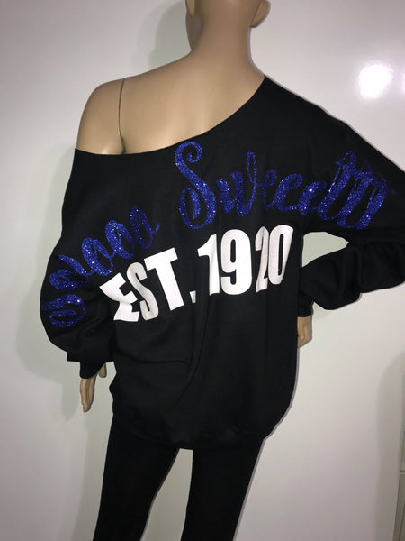Zeta Phi Beta bling sweatshirt | Zeta Glitter sweatshirt