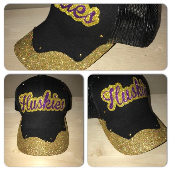 Custom Glitter Hat | Team hats | Glam Snapbacks |