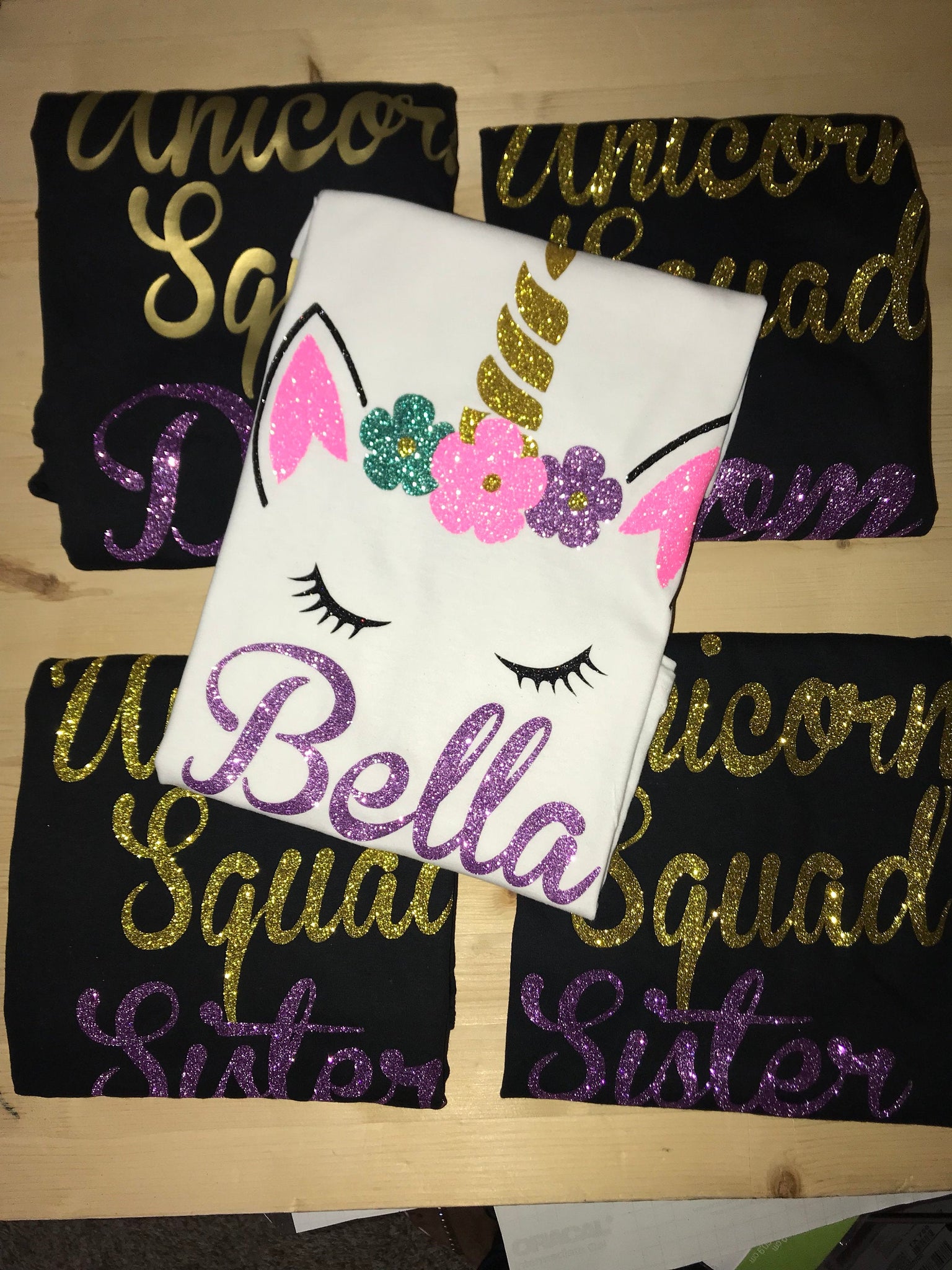 Unicorn Squad Tee  // Birthday  shirts // Bridal group shirt // Order instructions in photos