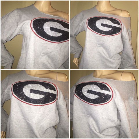 University of Georgia bling sweatshirt | Bulldogs Glitter sweatshirt