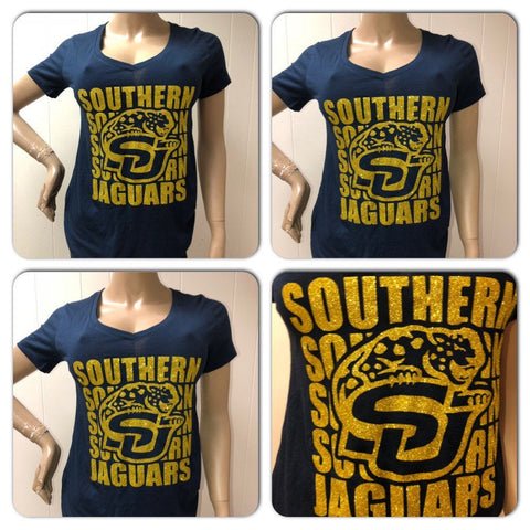 Southern University Jaguars Glam tee | SU Jaguars