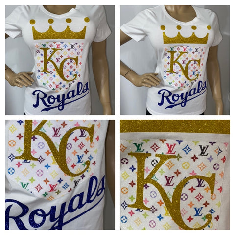 Royals Louis V glam t-shirt | Kansas City royals |