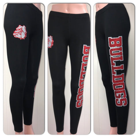 Bulldogs Glam Leggings