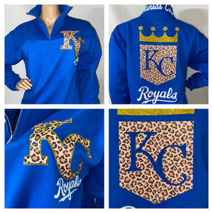 Royals Cheetah Cadet Sweatshirt | Kansas City royals |