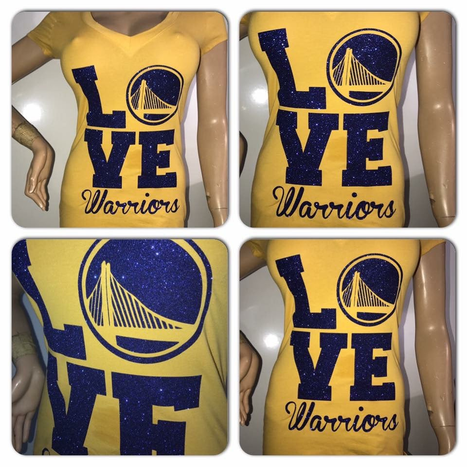 Golden State Warriors Love Glam Tshirt