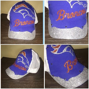 Denver Blue Glam Snapback Hat
