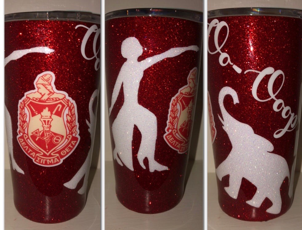 Delta Sigma Theta Glam Tumbler
