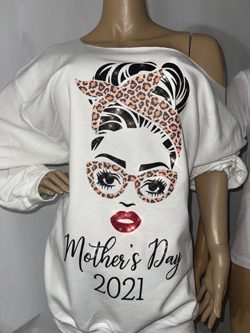Mother’s Day Leopard Glam Sweatshirt