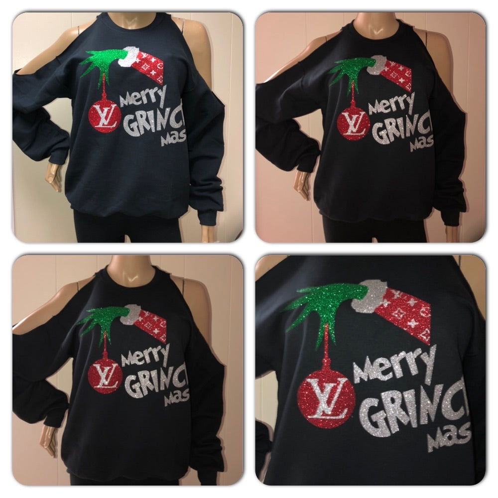 Grinch LV peakaboo sweatshirt