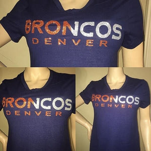 Denver Broncos glitter t-shirt 