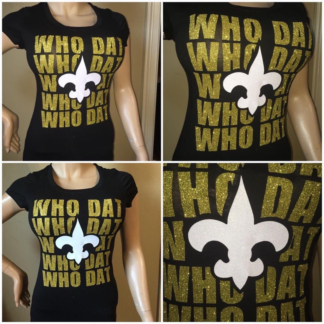 Saints Who Dat Fitted tee